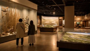 釧路の自然史と地域文化を学ぶ博物館展示の編集イメージ